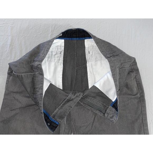 Volcom Flat Front Chino Skate Shorts. Perfectly Faded Gray, Men's Size 36. GUC!! - Picture 2 of 5